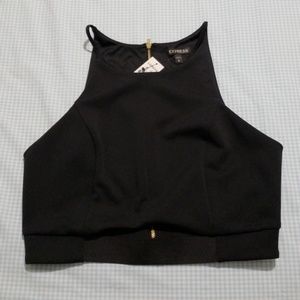 NWT Express black crop top